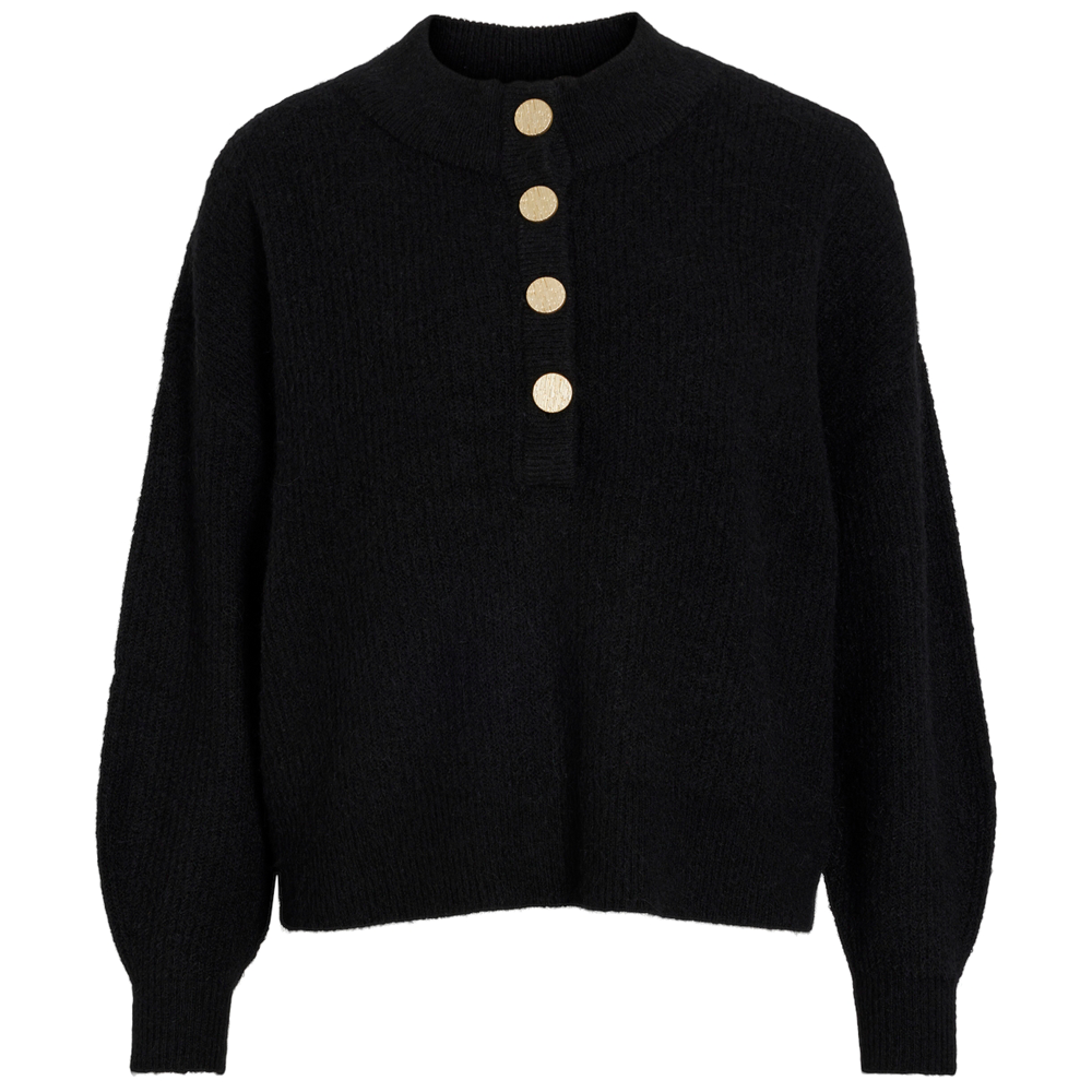 Vila Alva Long Sleeve Button Knit